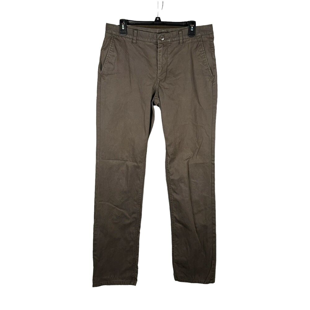 Bonobos Pants Mens Size 33 Washed Chinos Straight Leg Twill Cotton Preppy Office